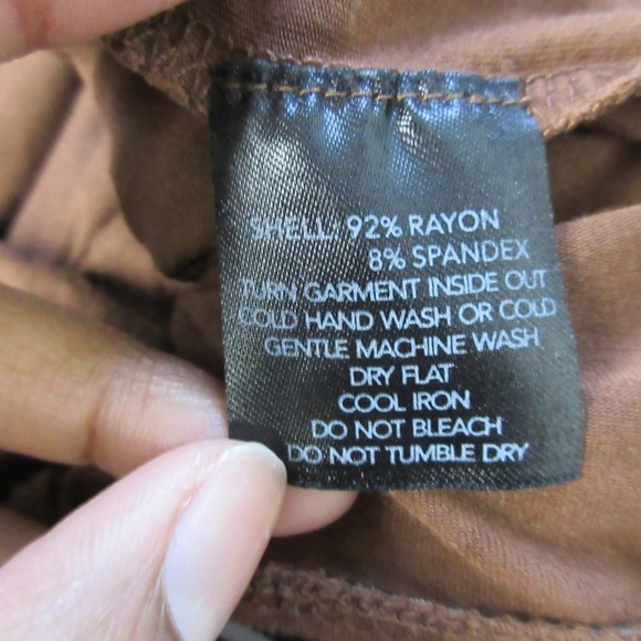 I.AM.GIA Halter Strapless Midi Dress M Brown Ruched Rayon Casual Beach 312 - Picture 7 of 8